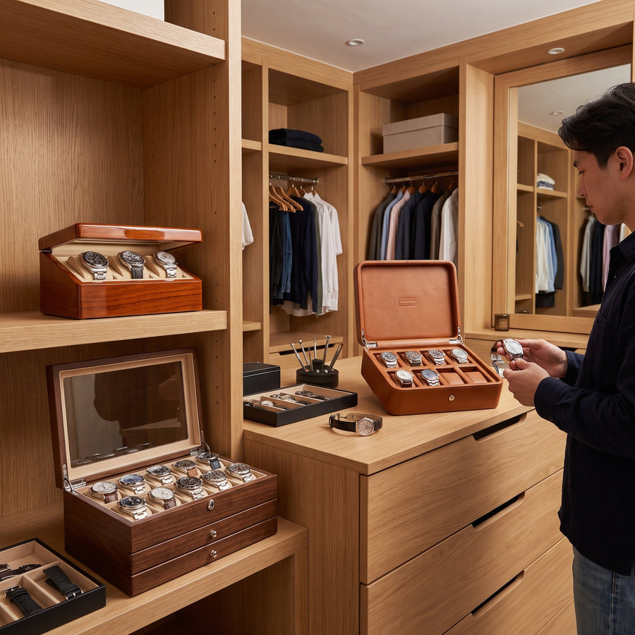 Quelle capacité de boîte à montres choisir selon la taille de sa collection