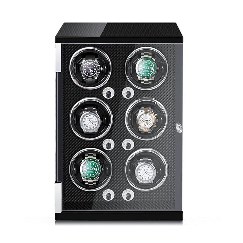 Remontoir à Montre Automatique - Carbone Classique – 6 Montres