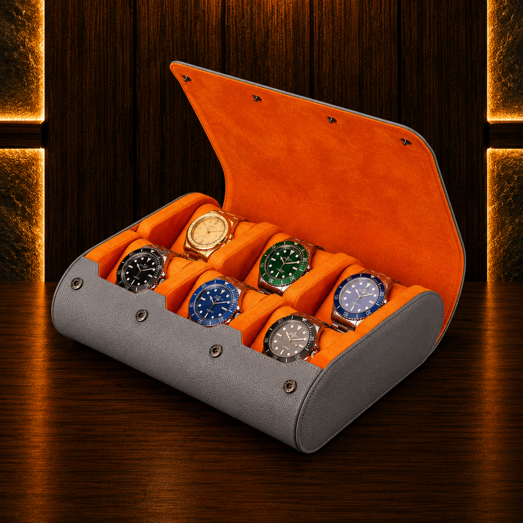 Étui à Montres Double – 6 Montres