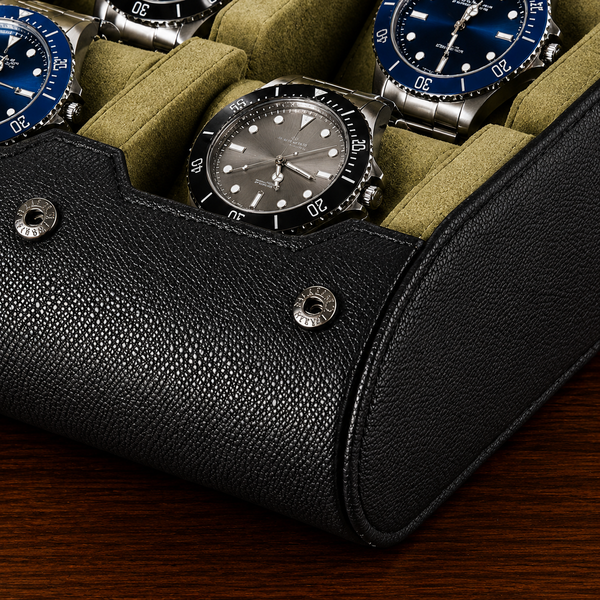 Étui à Montres Double – 6 Montres