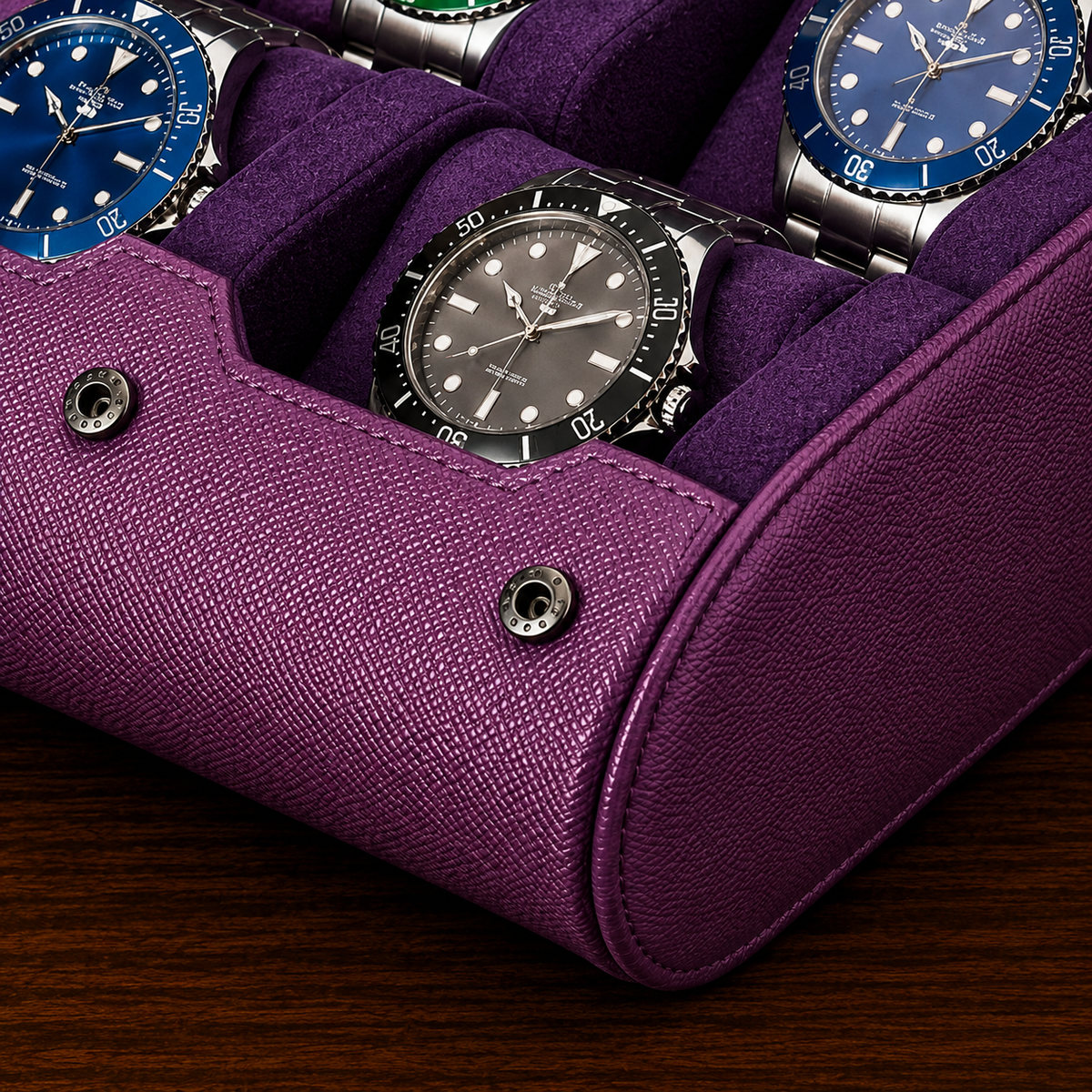 Étui à Montres Double – 6 Montres