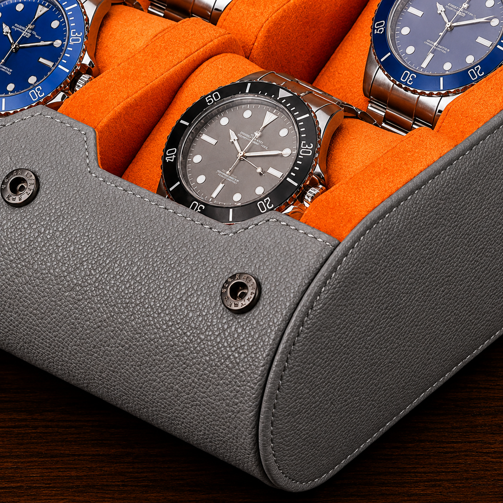 Étui à Montres Double – 6 Montres