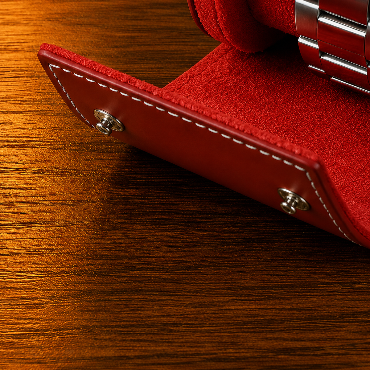 Étui à Montres Rouge – 1 Montre