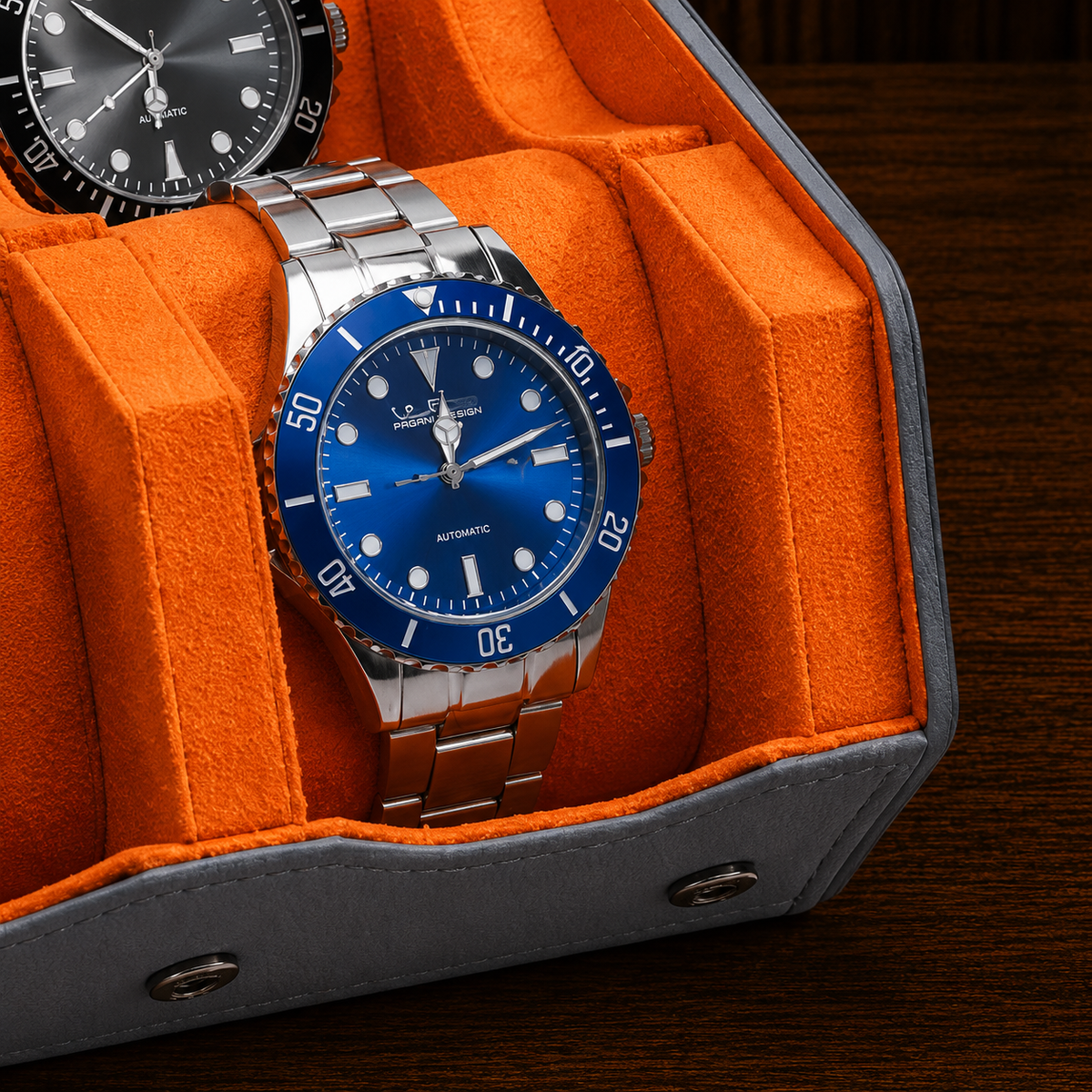 Boîte à Montres Hexagonale Double – 6 Montres