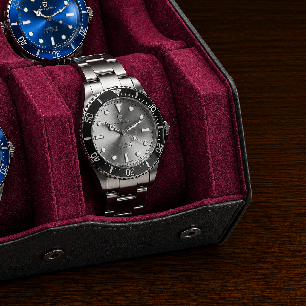 Boîte à Montres Hexagonale Double – 6 Montres