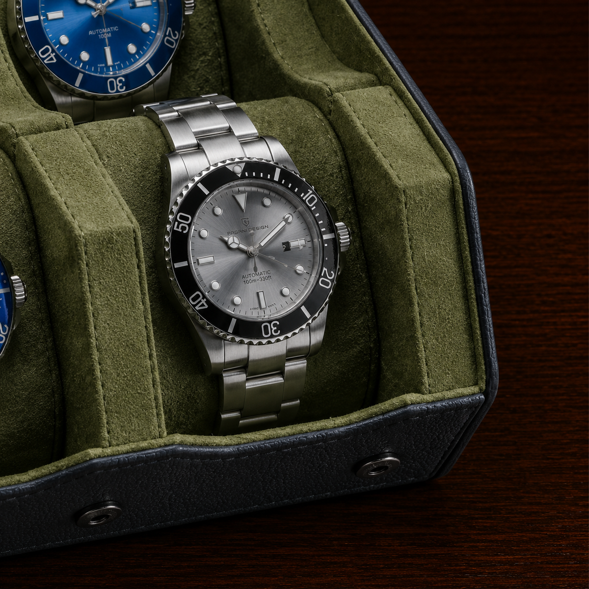 Boîte à Montres Hexagonale Double – 6 Montres