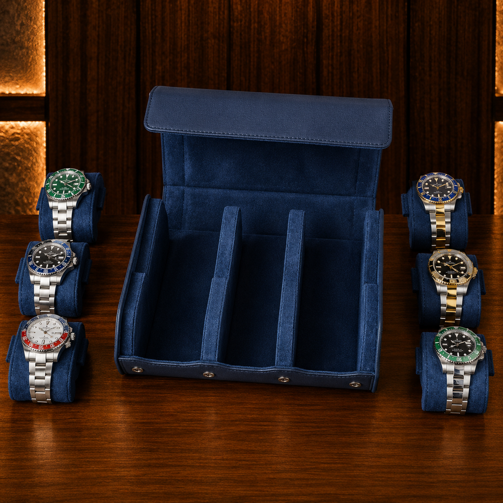 Boîte à Montres Hexagonale – 6 Montres