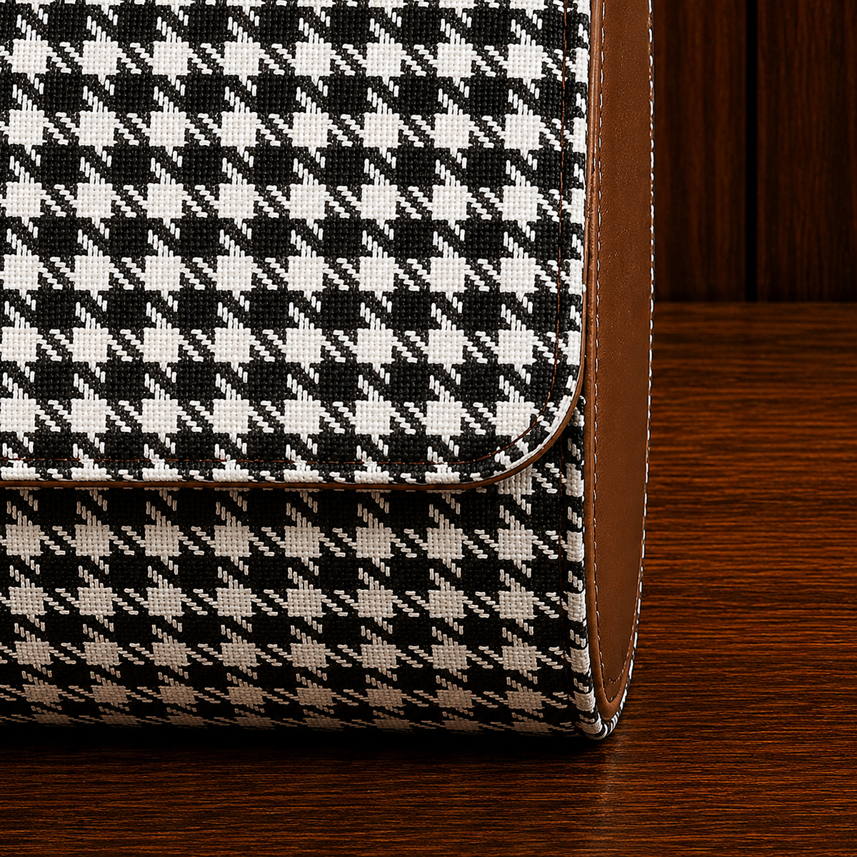 Étui à Montres Noir et Blanc – 1 Montre