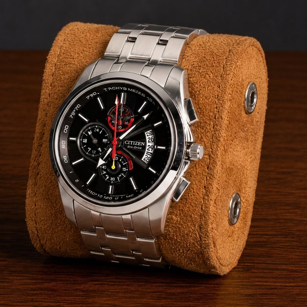 Étui à Montres Kaki – 3 Montres
