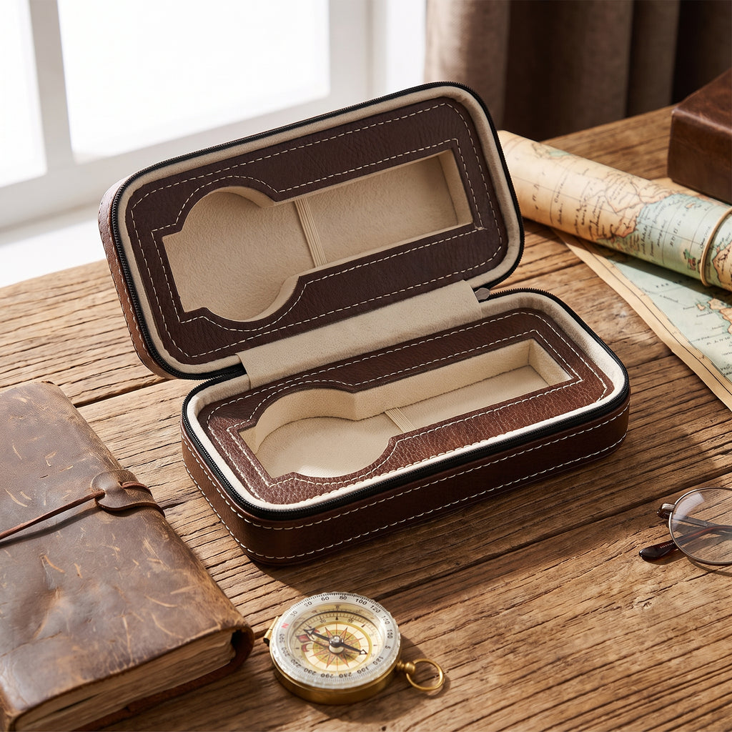 Boîte à Montres Vintage Standard – 2 Montres