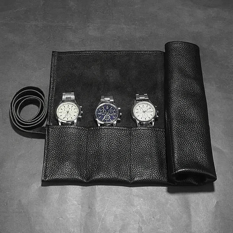 Étui à Montres Marmotte Corbeau – 6 Montres