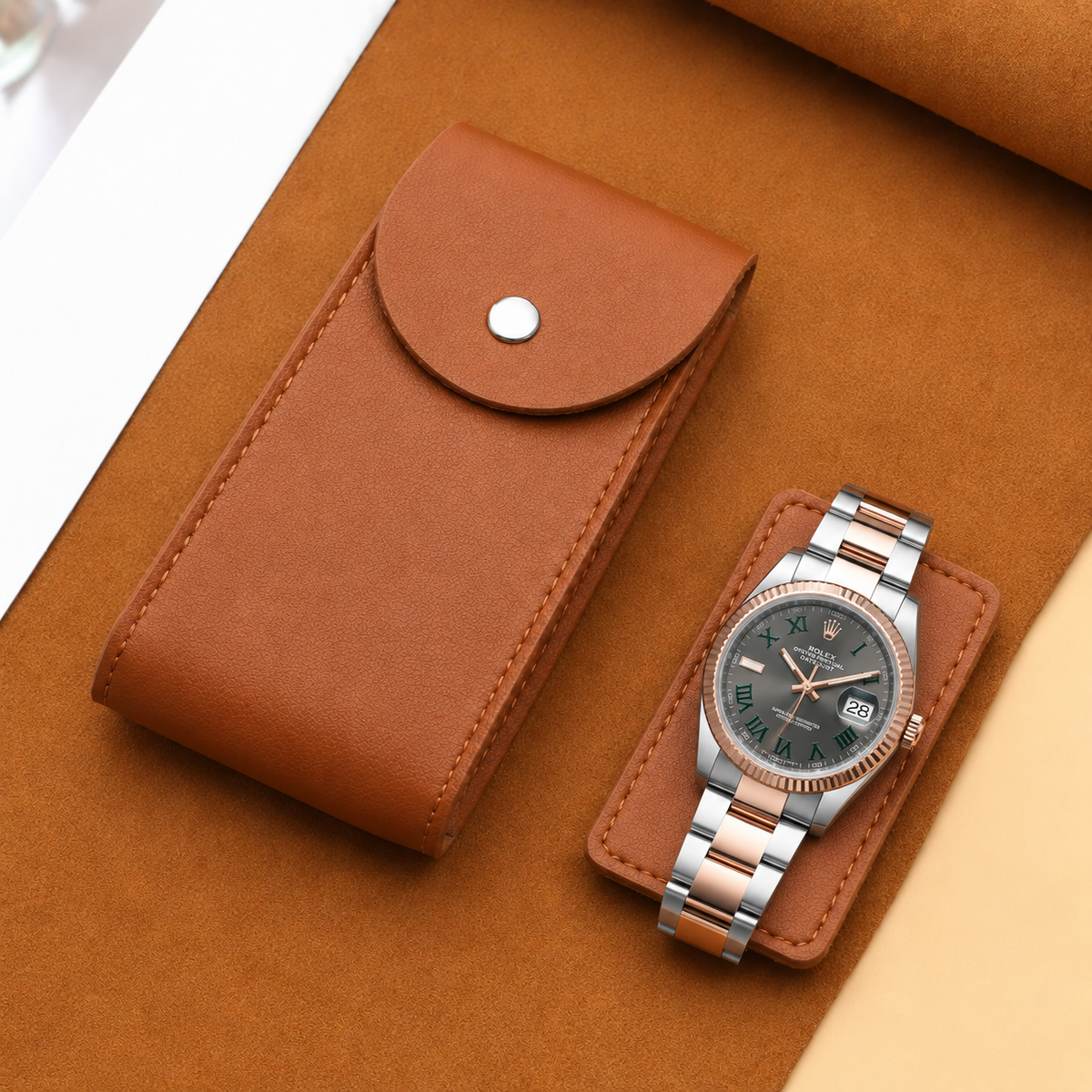 Étui à Montres Cuir Tradition