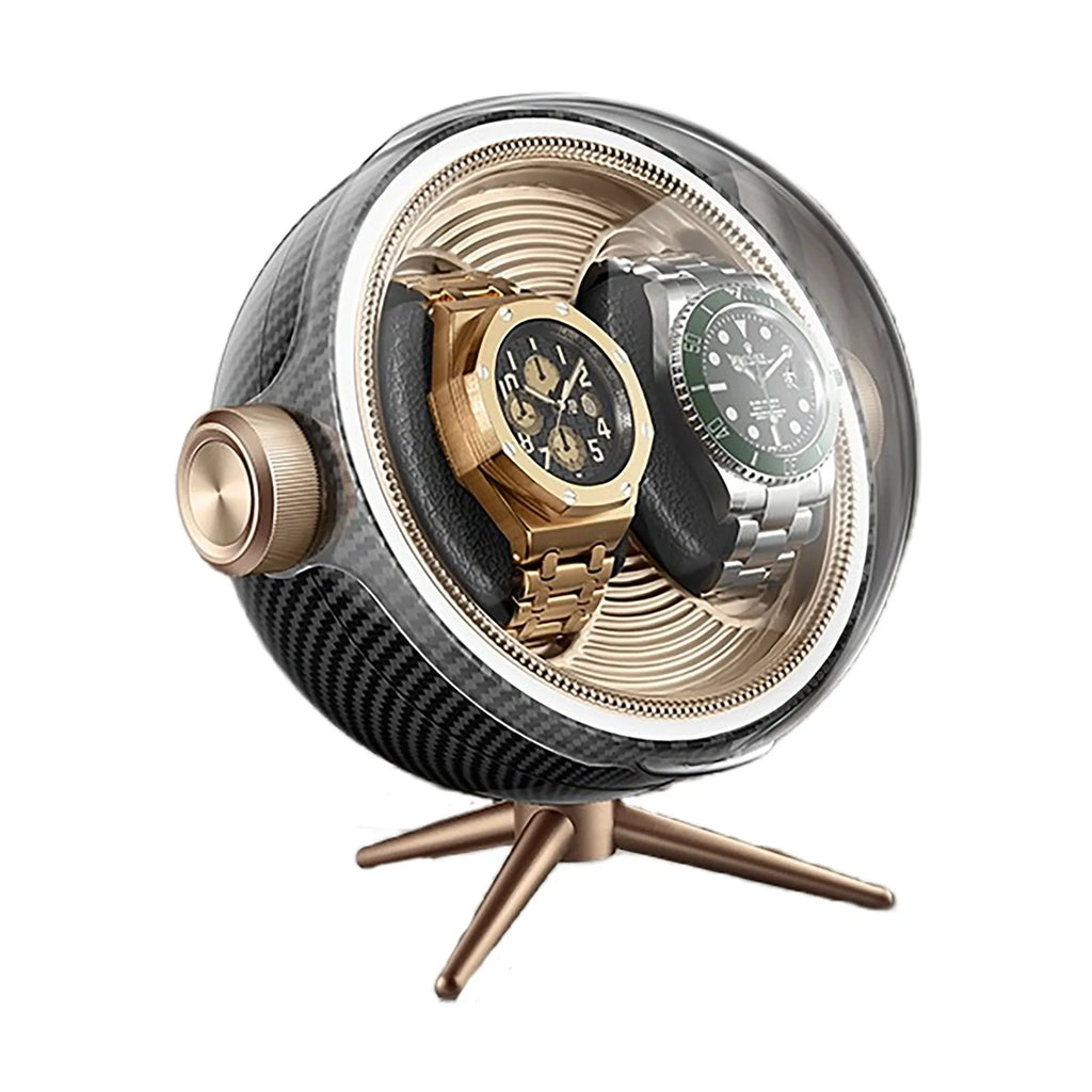 Remontoir à Montre Tripode Duo Carbone – 2 Montres