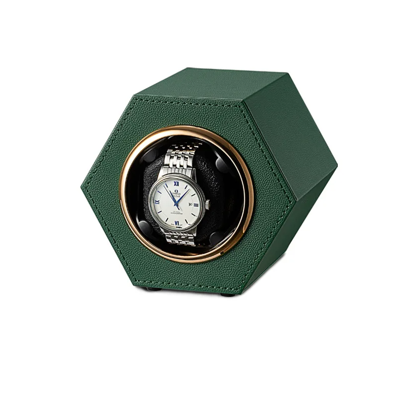 Remontoir à Montre Hexagonal Vert – 1 Montre
