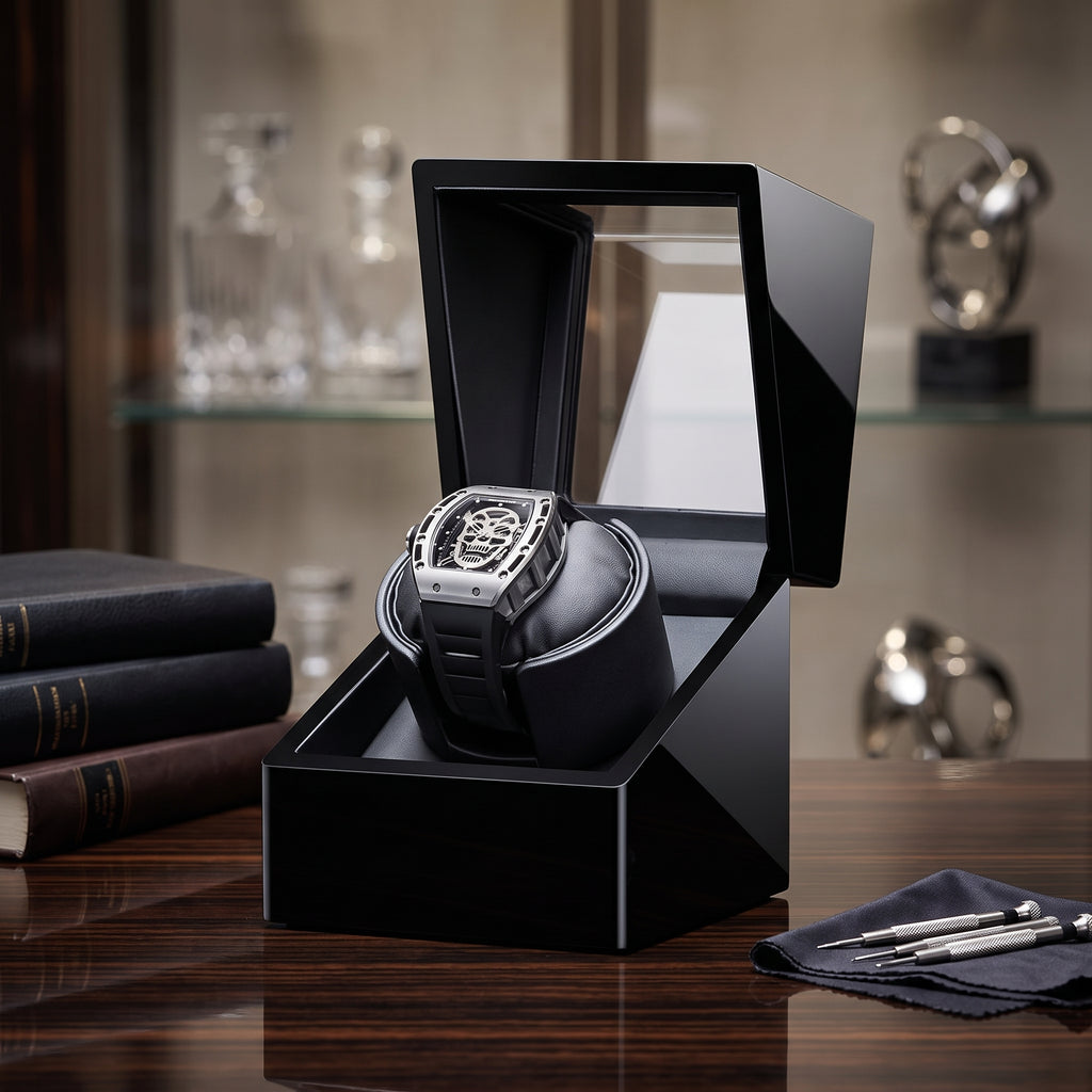 Remontoir à Montre Deluxe Cygne Noir – 1 Montre