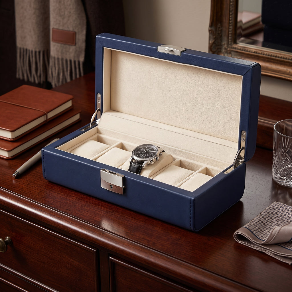 Boîte à Montres Deluxe Océan – 4 Montres