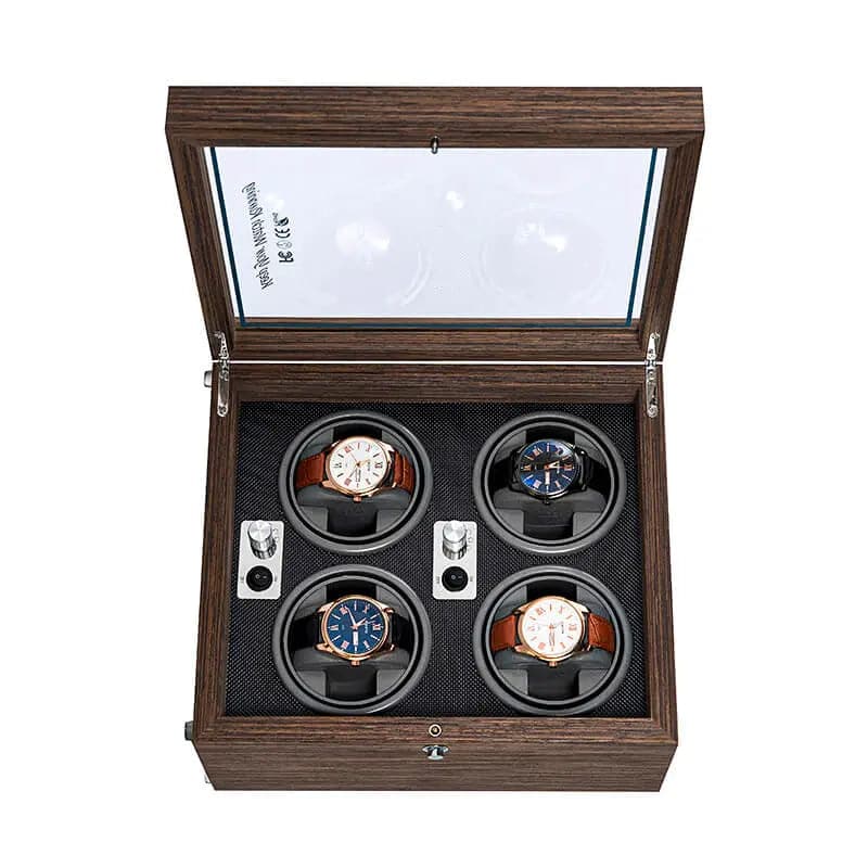 Remontoir à Montre Vitrine Ardoise – 4 Montres