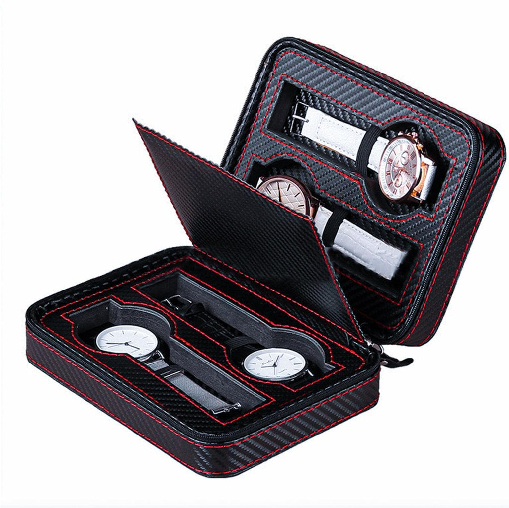 Boîte à Montres de Voyage Sport Classique – 4 Montres