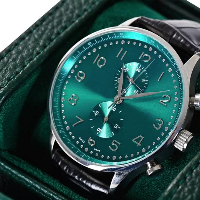 Boîte à Montres Cube Émeraude – 1 Montre