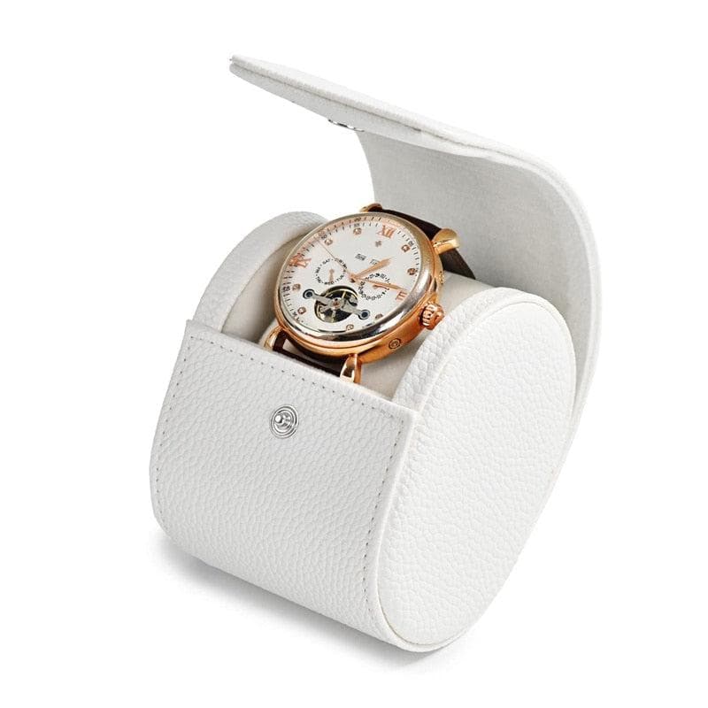 Boîte à Montres de Poche Blanche – 1 Montre