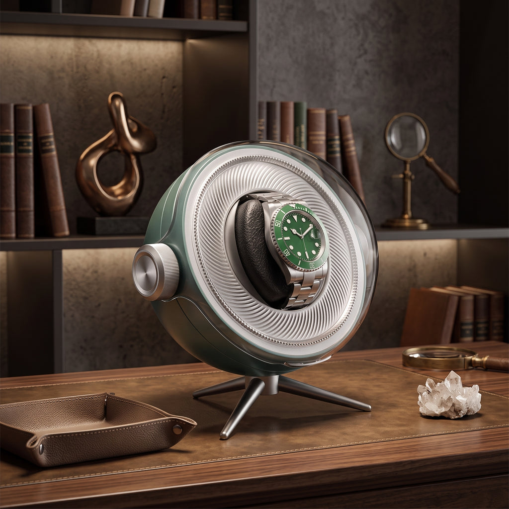 Remontoir à Montre Tripode Solo Vert – 1 Montre