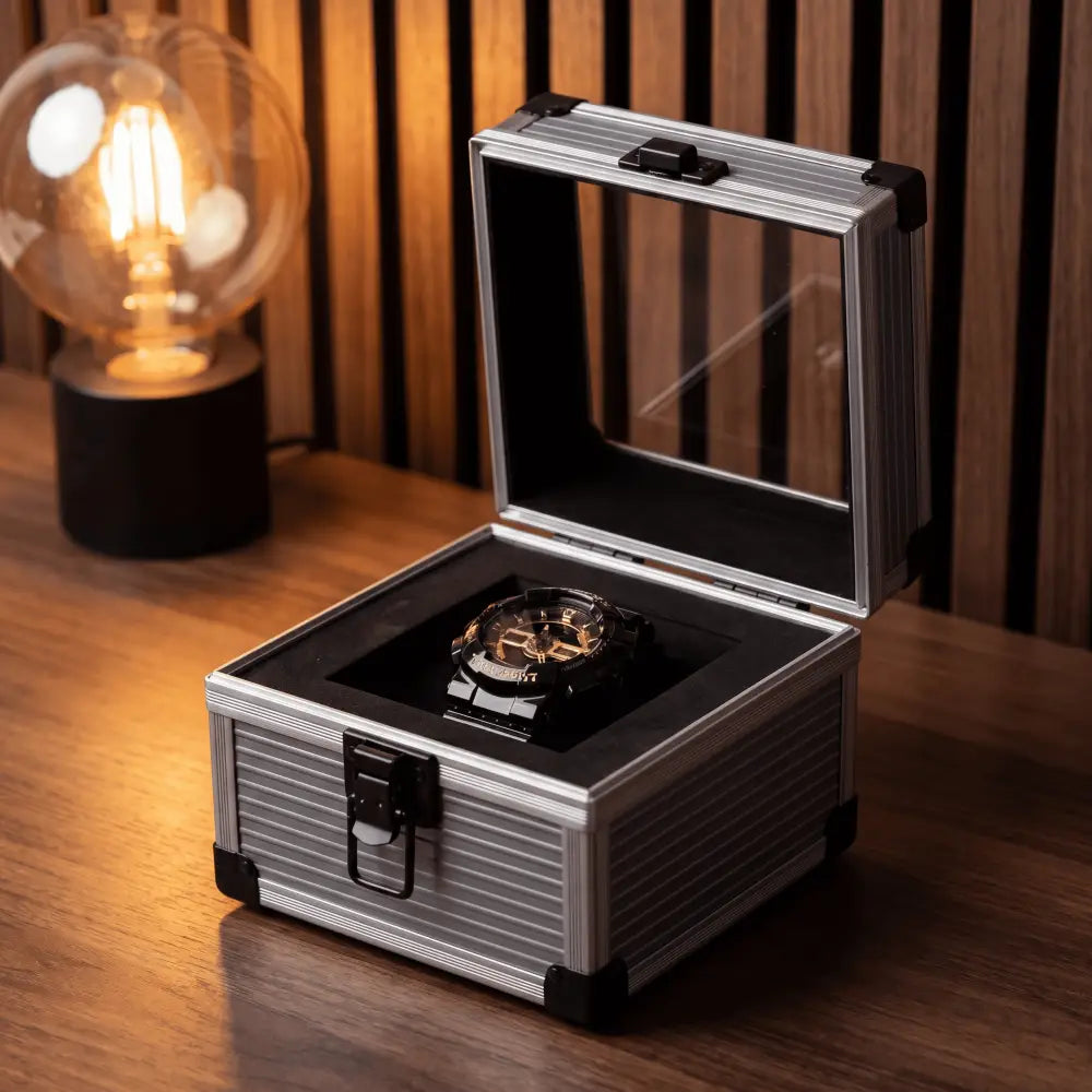 Boîte à Montres en Aluminium – 1 Montre