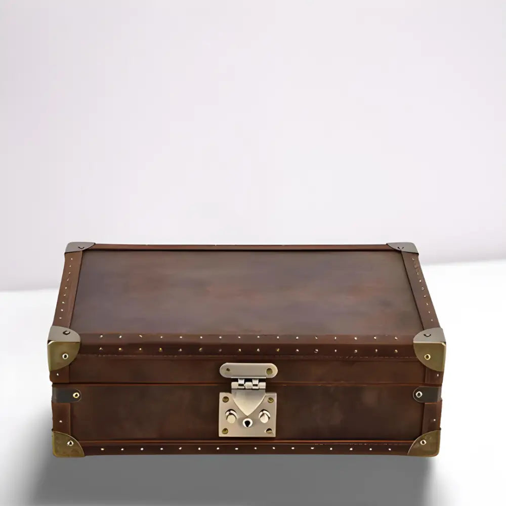 Boîte à Montres en Cuir Vintage – 8 Montres