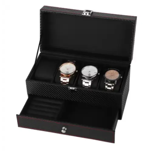 Coffret à Montres Noir Profond