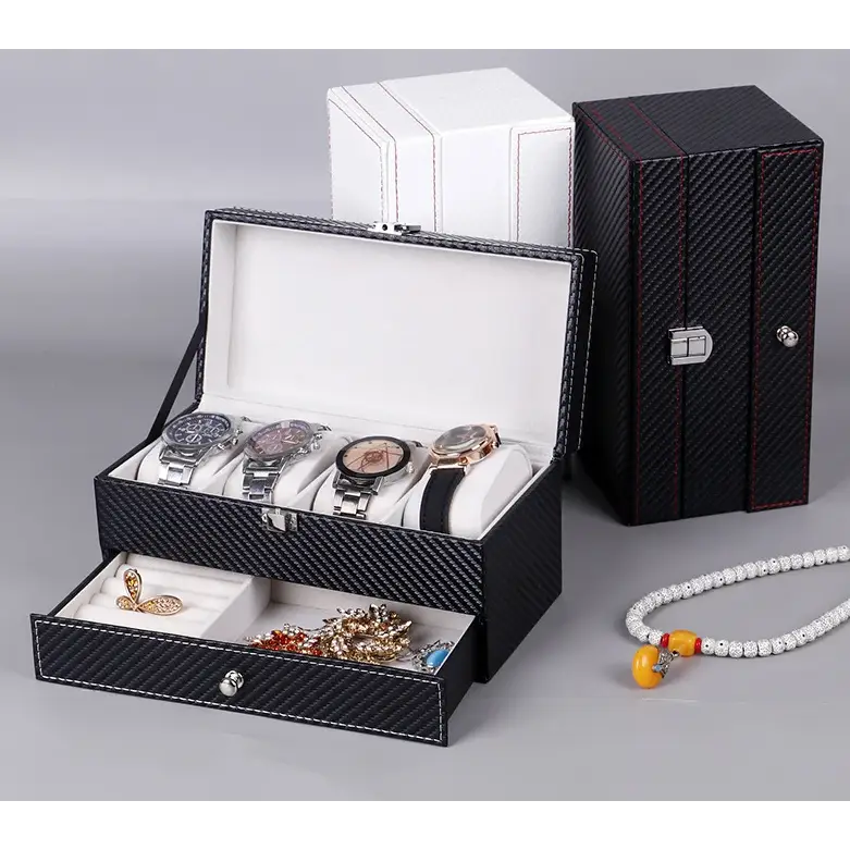 Coffret à Montres Noir Profond