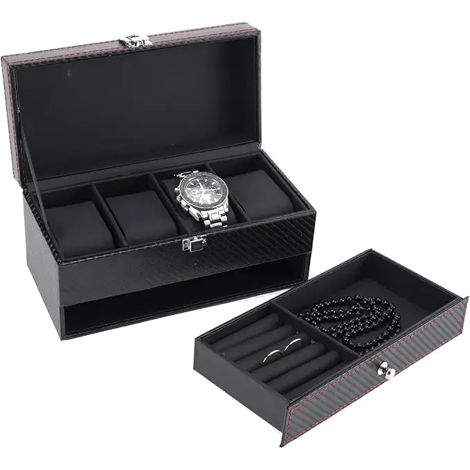 Coffret à Montres Noir Profond