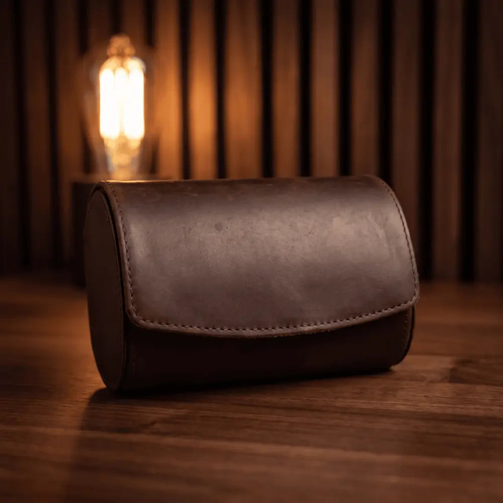 Étui à Montres Cuir Tradition – 2 Montres