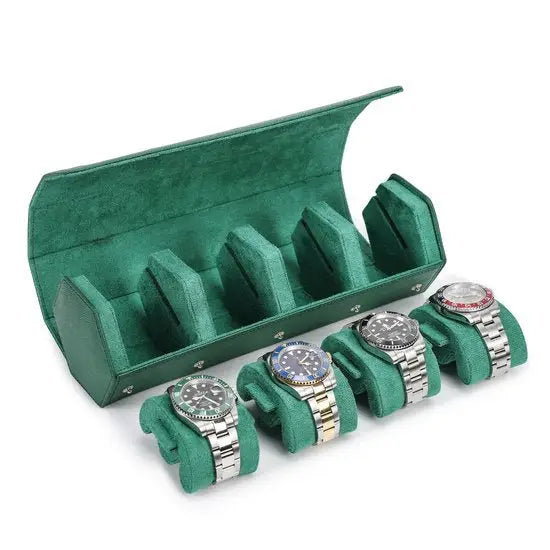 Étui à Montres Émeraude – 4 Montres