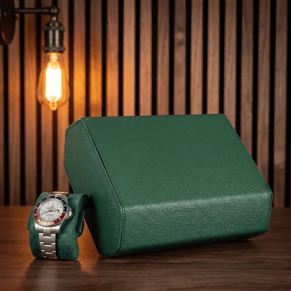 Étui à Montres Émeraude – 8 Montres