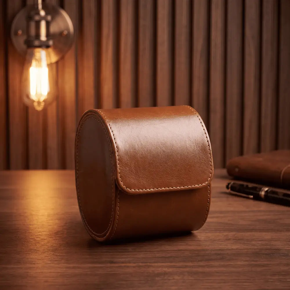 Étui à Montres en Cuir – 1 Montre