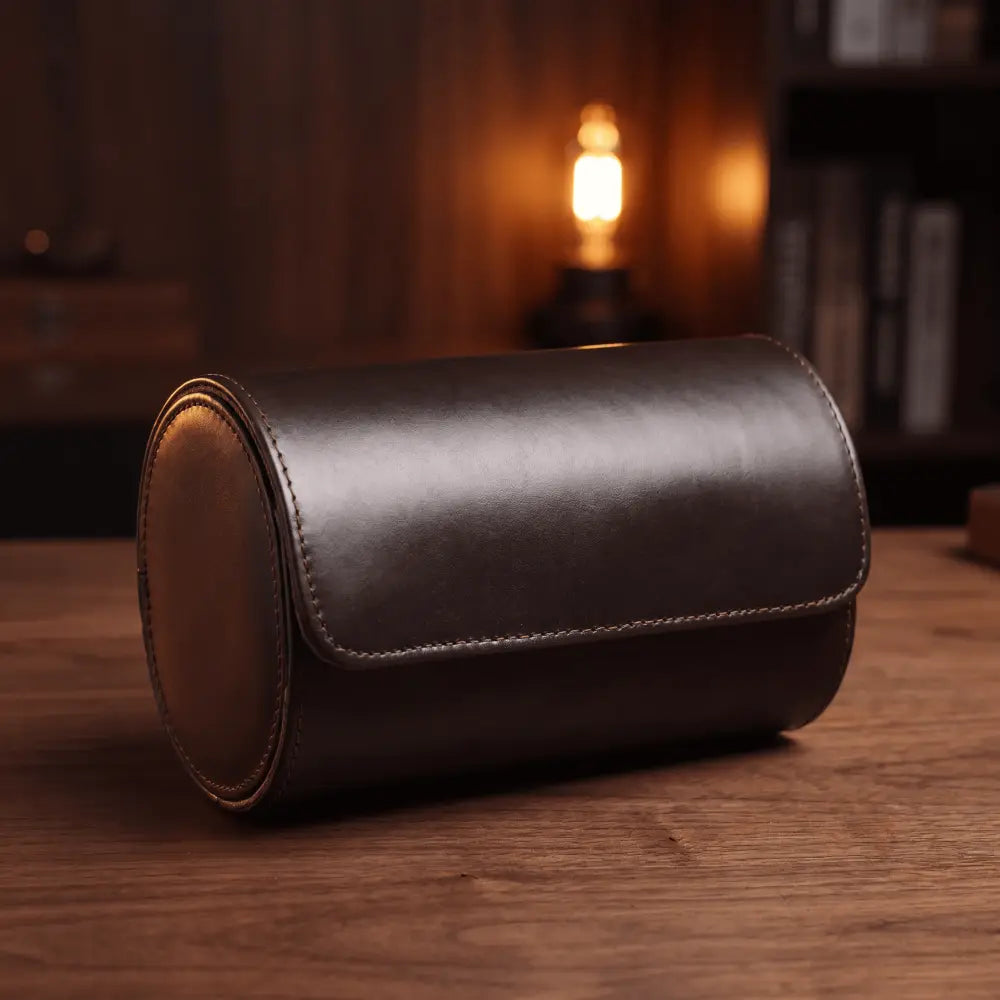 Étui à Montres en Cuir – 2 Montres