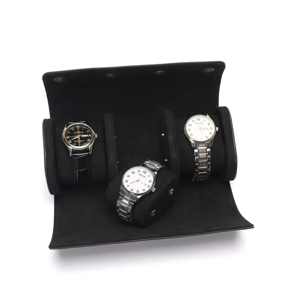 Étui à Montres en Cuir – 3 Montres