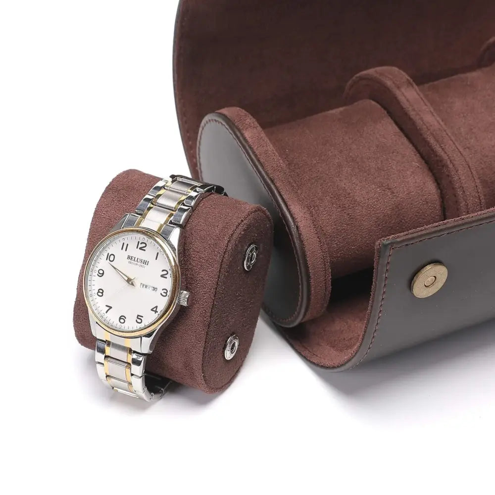 Étui à Montres en Cuir – 3 Montres