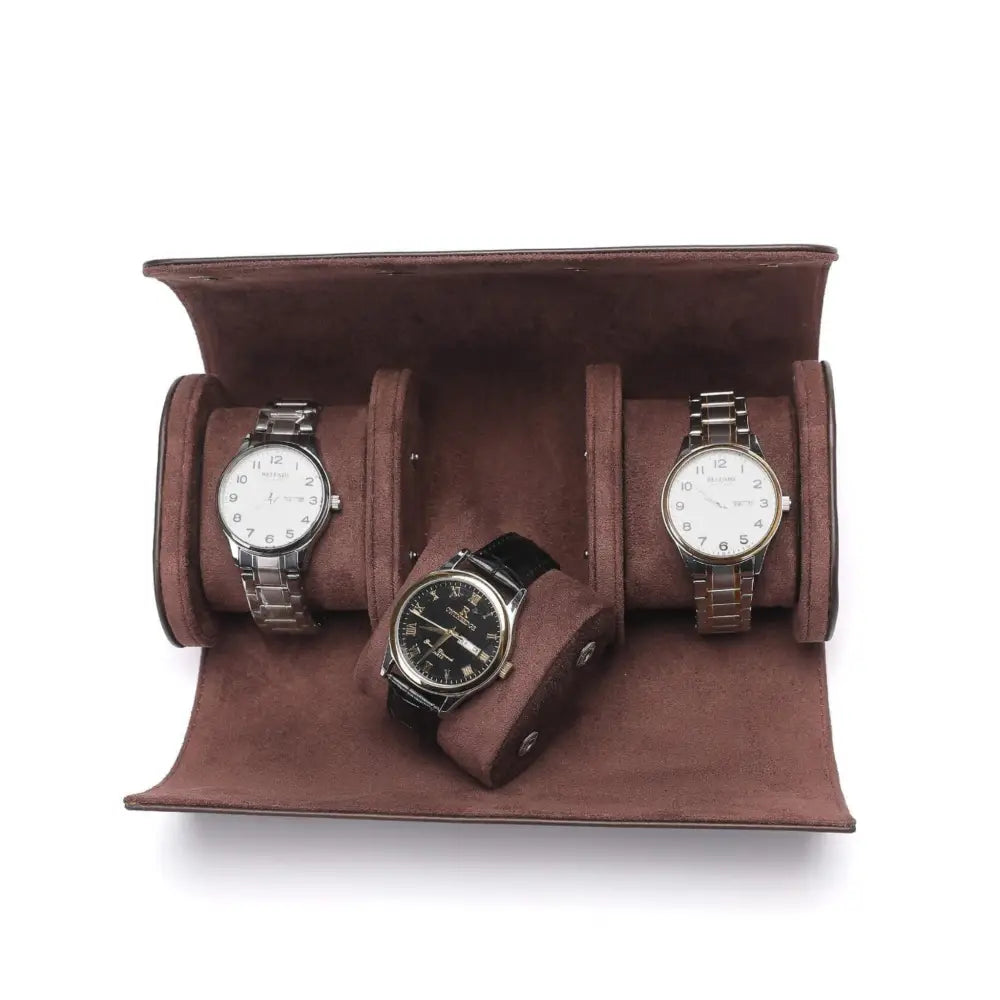 Étui à Montres en Cuir – 3 Montres