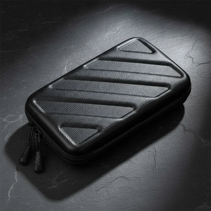 Étui à Montres Noir – 4 Emplacements