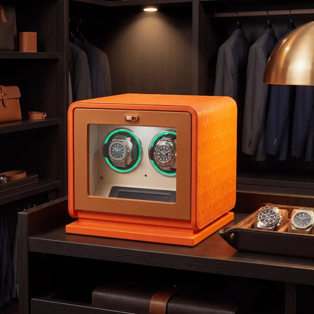 Remontoir à Montre Matelassé – 2 Montres
