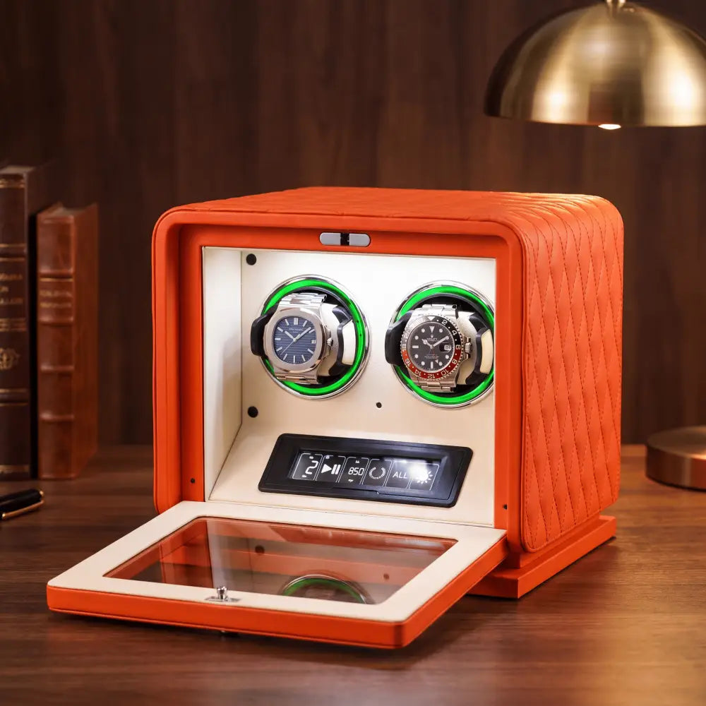 Remontoir à Montre Matelassé – 2 Montres