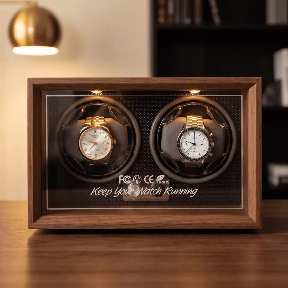 Remontoir à Montre en Bois – 2 Montres