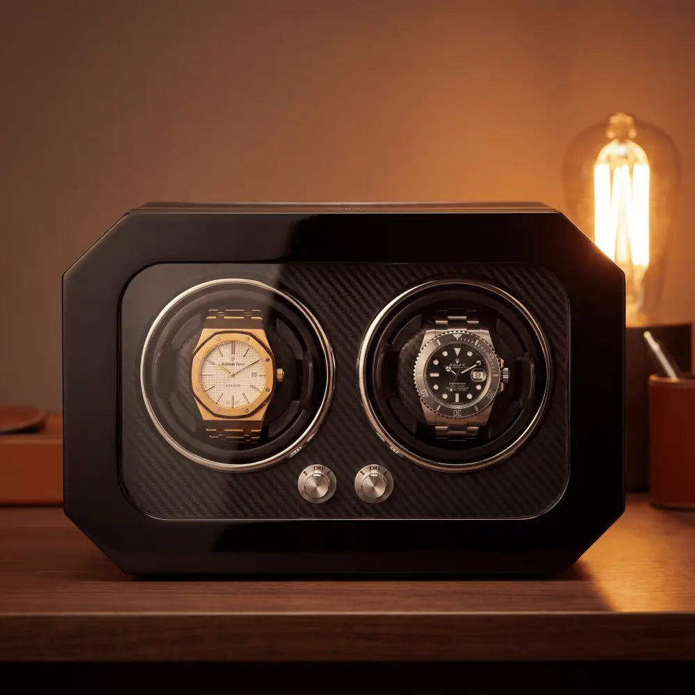 Remontoir à Montre Bronze Rotatif – 2 Montres